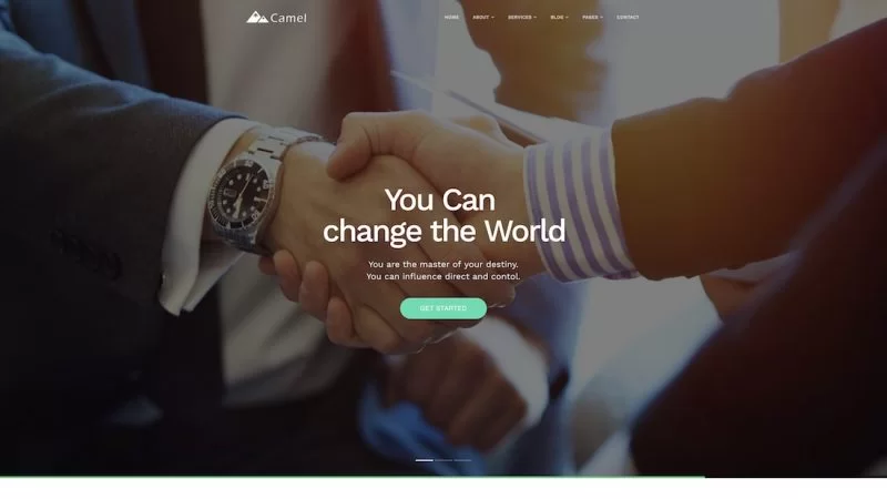 Szablon HTML wielbłąda