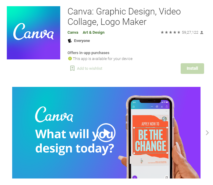 Canva - Aplikasi Cerita Instagram