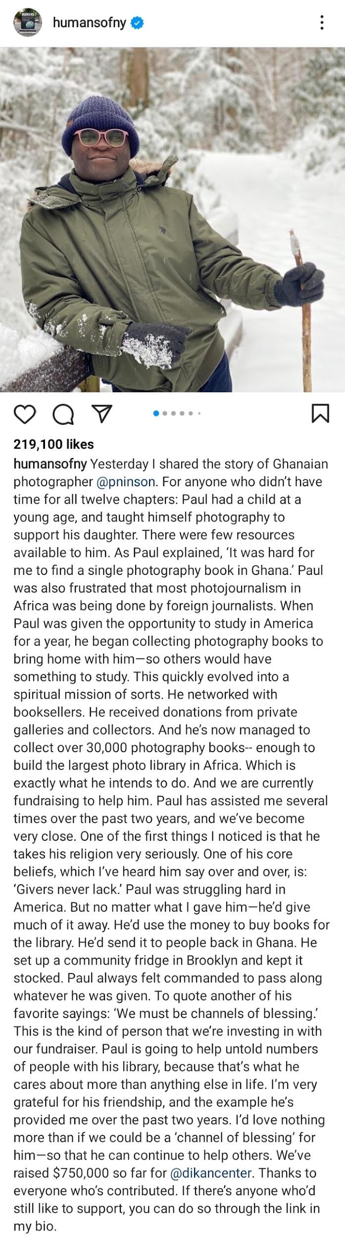 Menschen aus NY Instagram-Profil