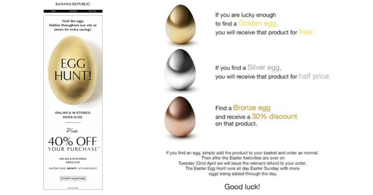 ไข่อีสเตอร์ตกแต่งแคมเปญการตลาด