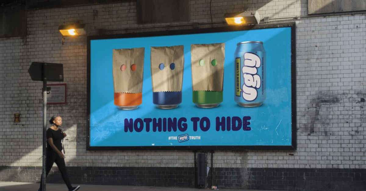 Spanduk iklan untuk Minuman Jelek