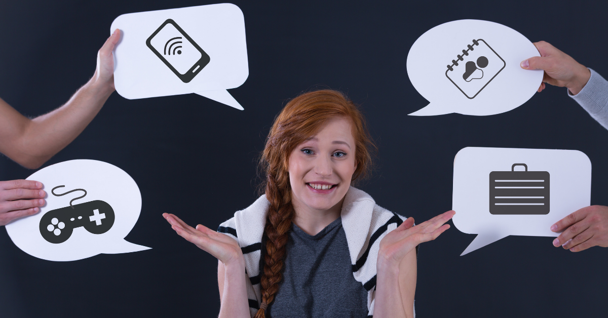 Девушка со слишком большим количеством электроники