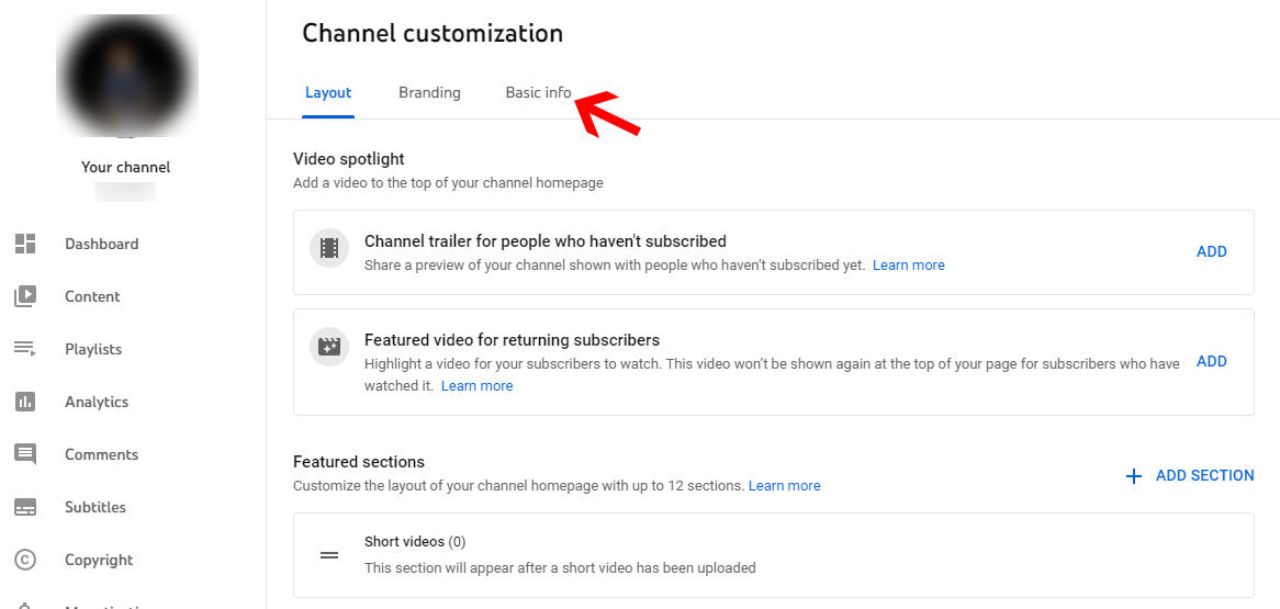 更改您的 YouTube 频道名称 3