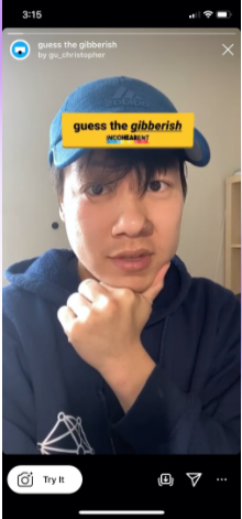 Filtr na Instagramie