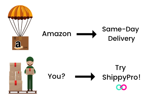 Grafica Comparazione servizi Amazon