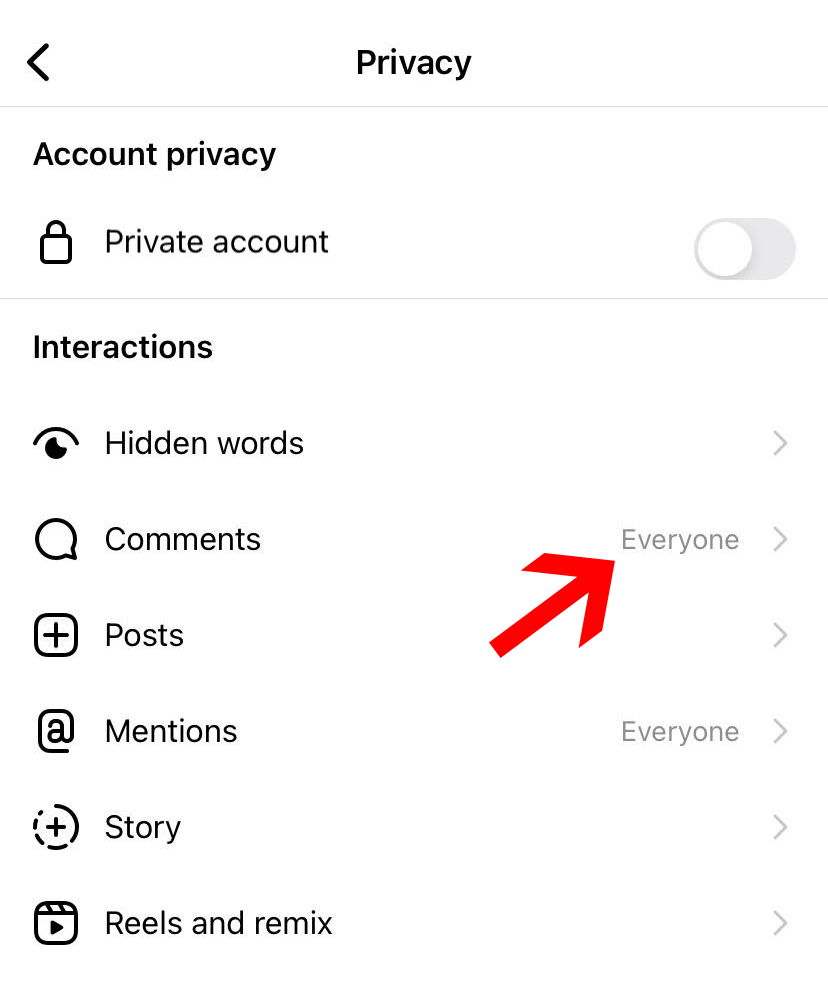如何限制 Instagram 上的评论
