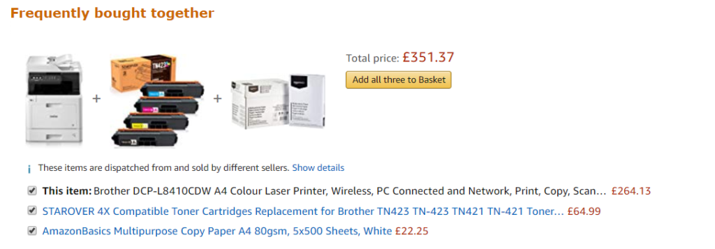 Upselling- und Cross-Selling-Strategien von Amazon