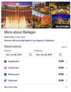 Guarda come appariranno gli annunci di Bing Hotal