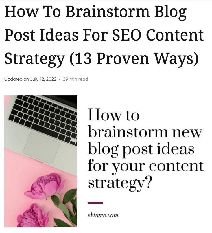 Contoh posting blog Etka