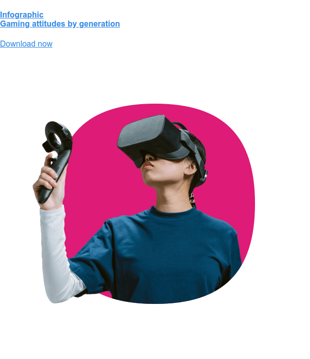 信息图表 各代人的游戏态度 立即下载