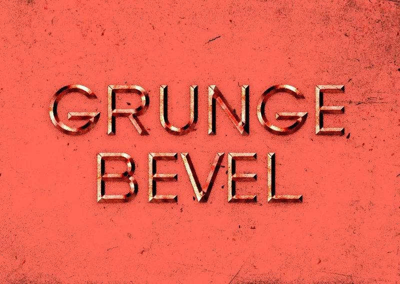Bisel de grunge