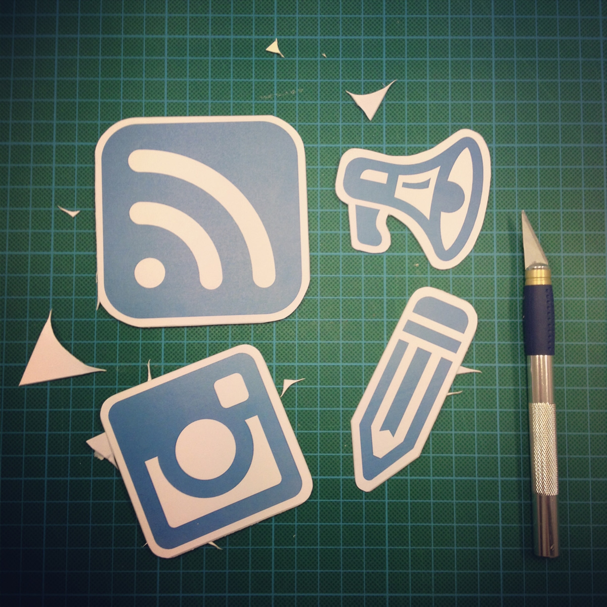 簡單平面圖標用戶界面設計 4