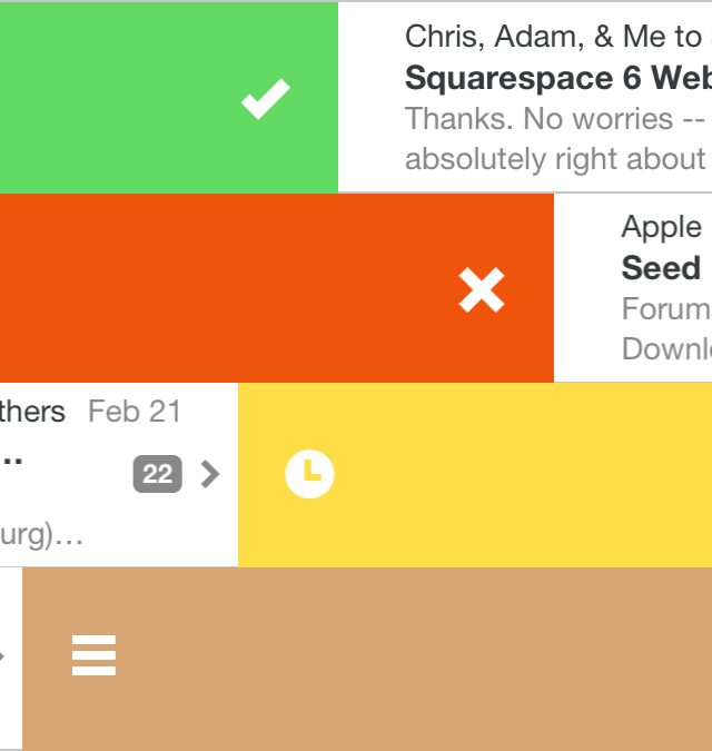 Icônes de boîte aux lettres