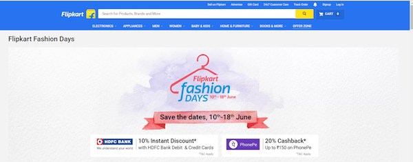 Flipkart-时尚特卖