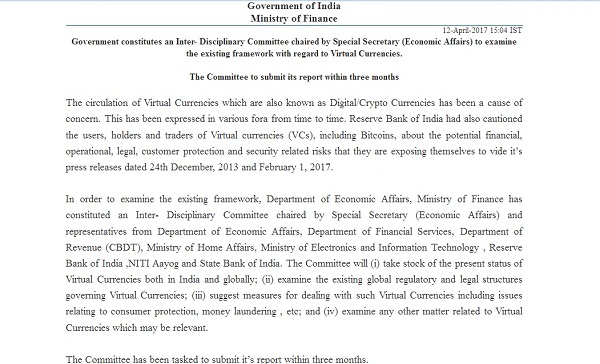 bitcoin-cyrptocurrency-india-government