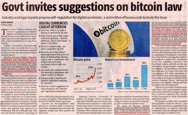bitcoin-cryptocurrency-india-government
