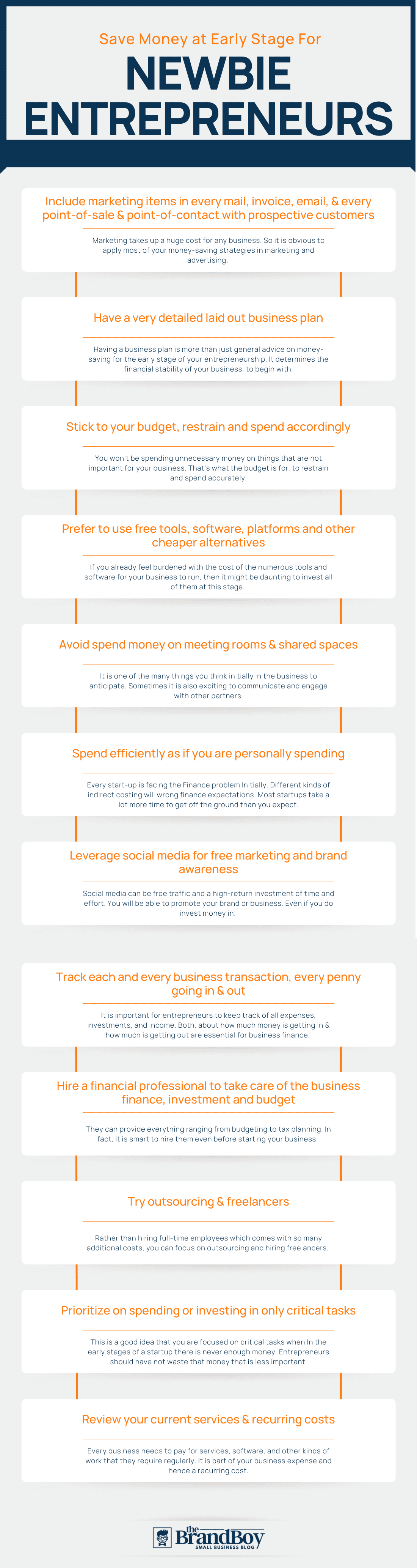 توفير المال في مرحلة مبكرة لرائد أعمال جديد