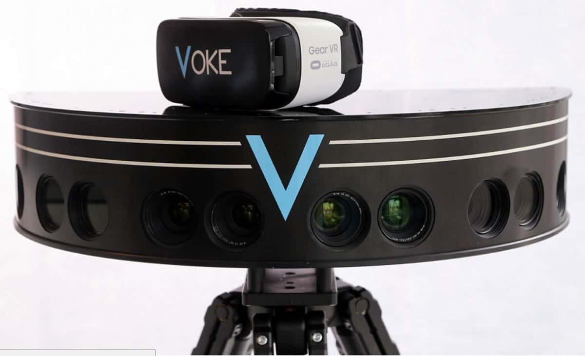 Obraz platformy technologicznej Voke Gear VR.