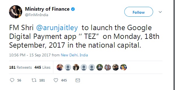 google-tez-mobile pyaments-UPI