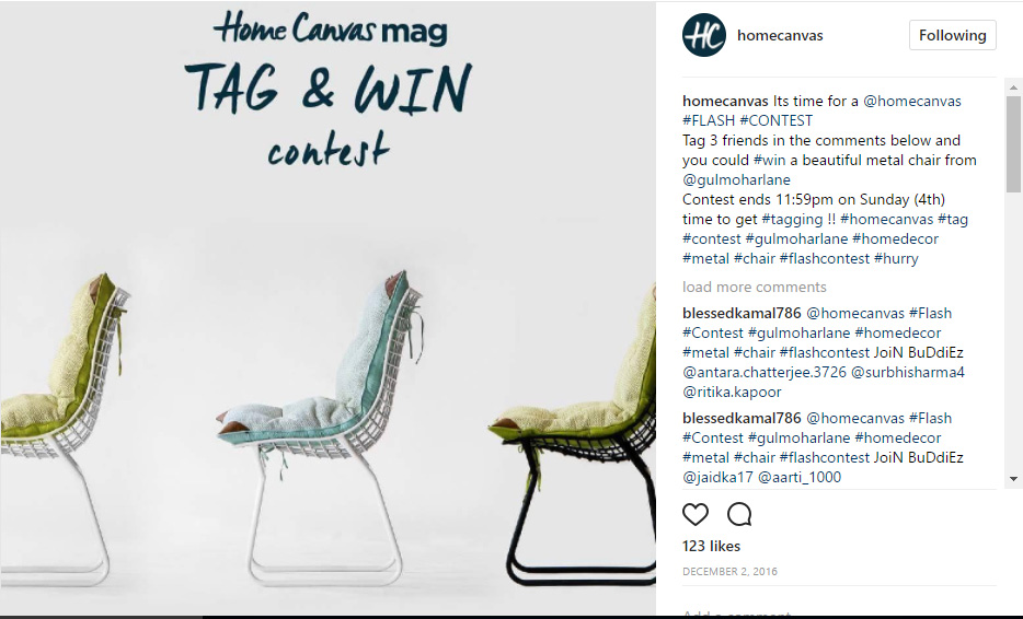 acasă pânză-instagram-post