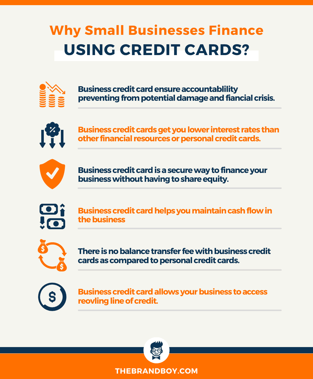 warum kleine Unternehmen mit Kreditkarten finanzieren