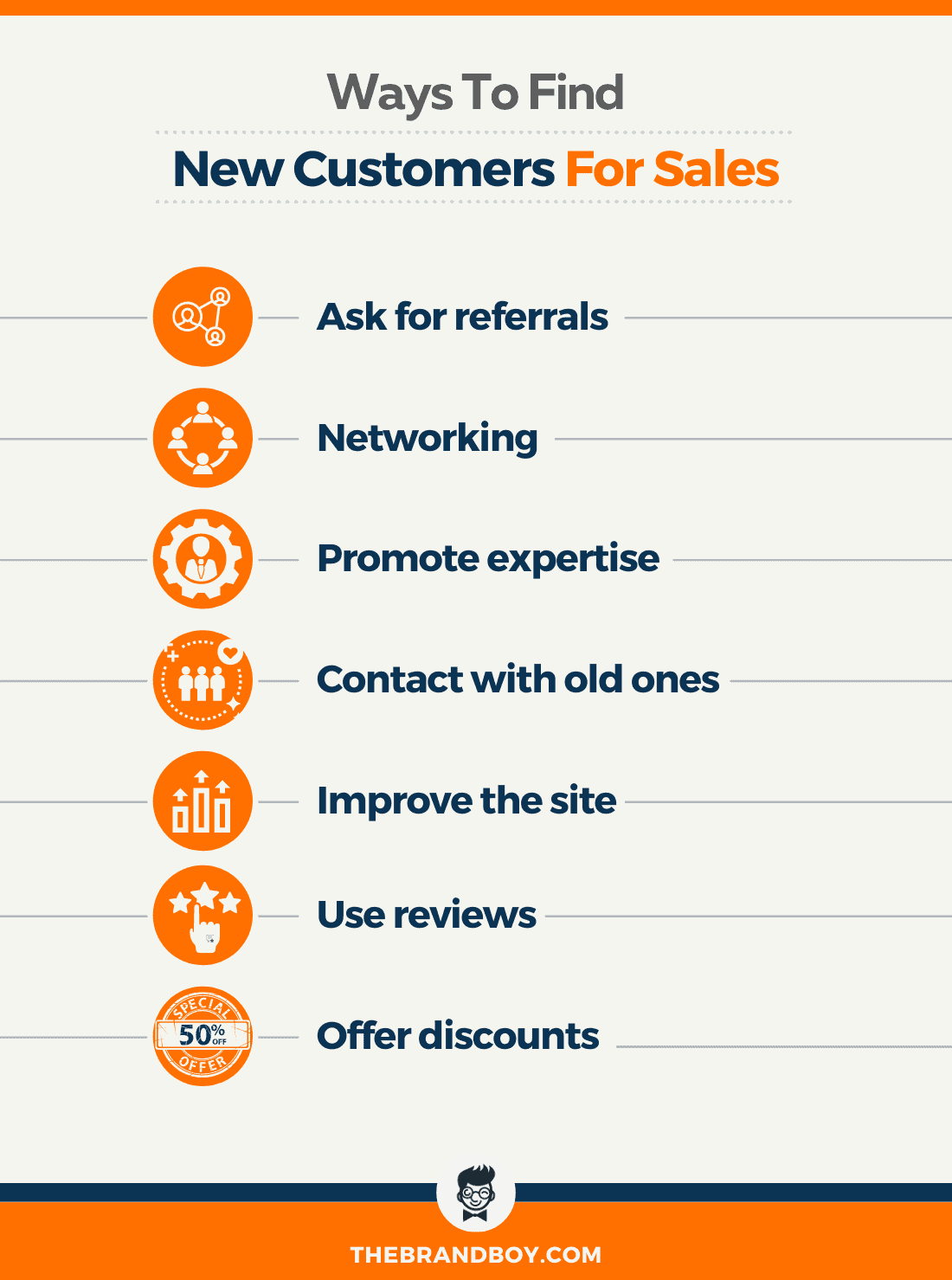 寻找新客户进行销售的方法