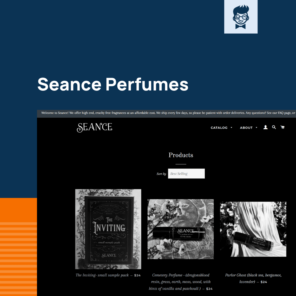 Shopify одеколон магазин