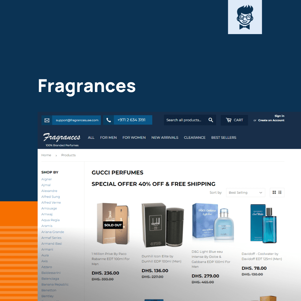 Shopify лучшие женские духи