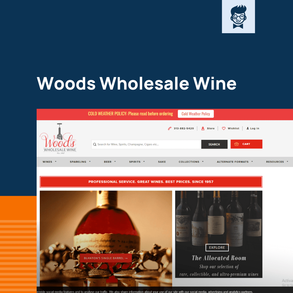 Shopify kaliteli içki dükkanı