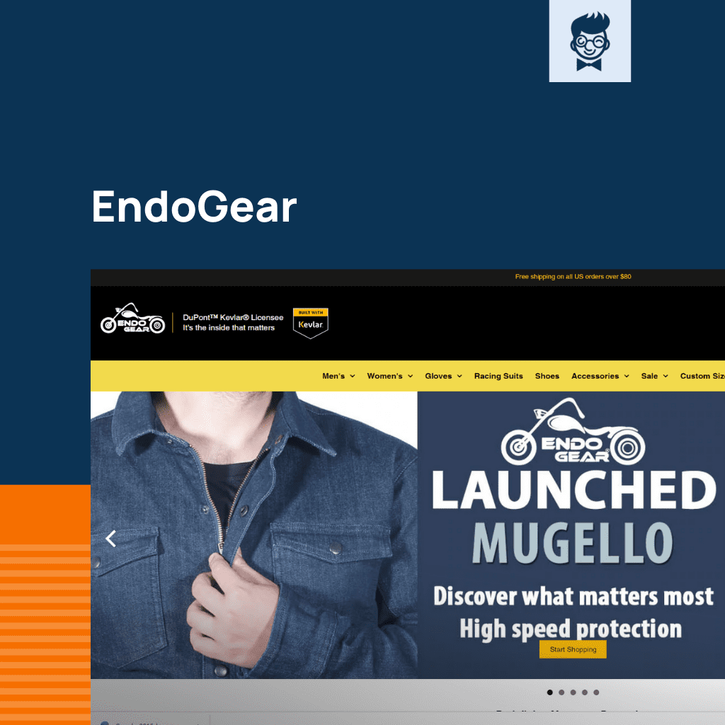 Shopify 오토바이 의류 소매업체