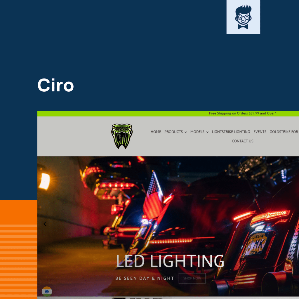 Shopify 지역 오토바이 의류 매장