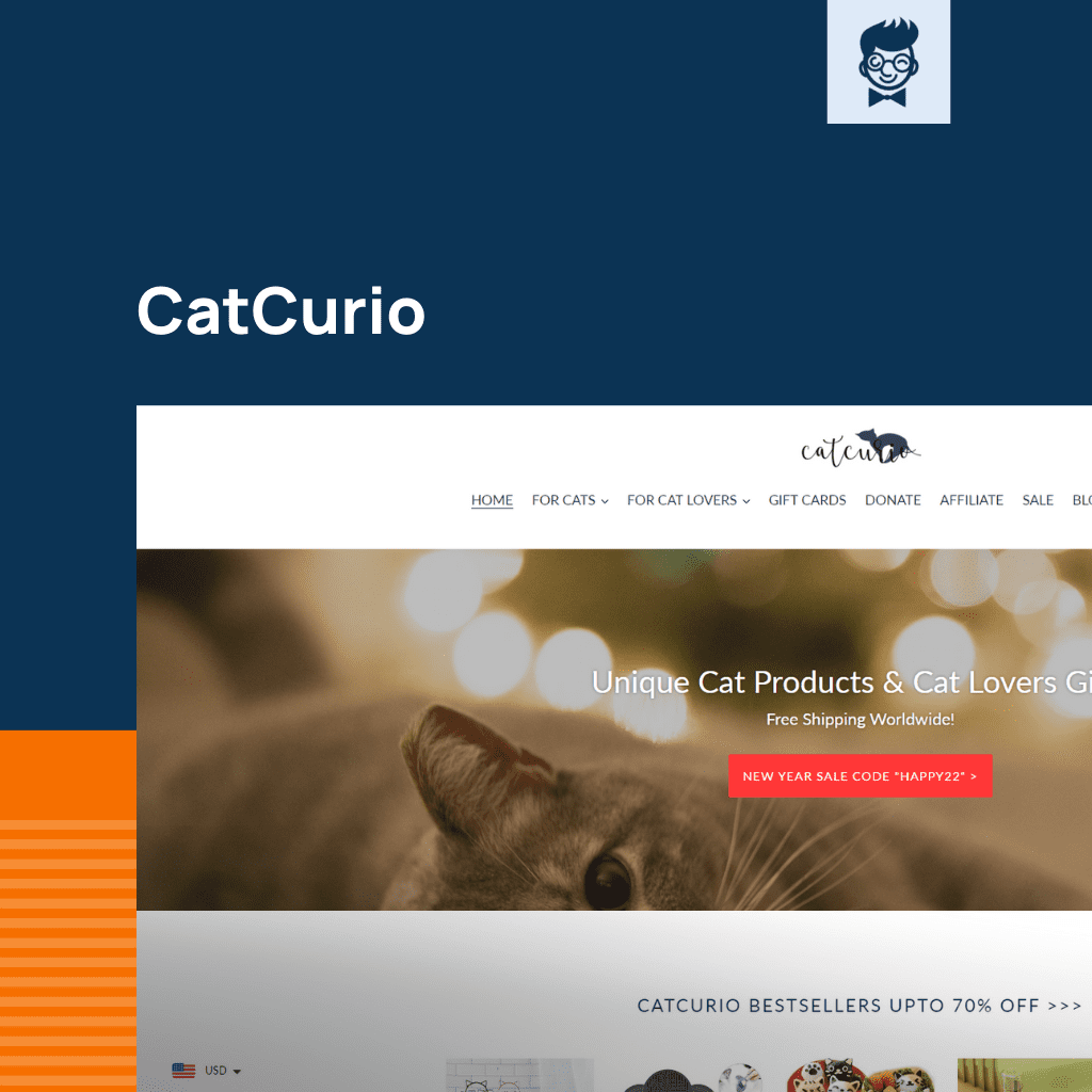 Shopify تسوق القطط عبر الإنترنت