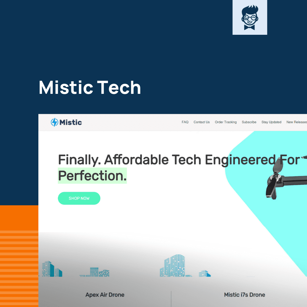 Shopify 전자 가제트 상점