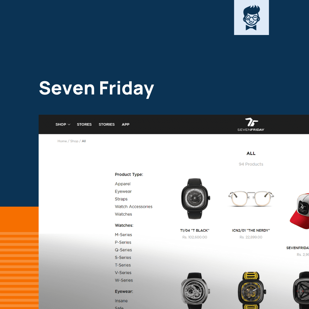 Sklep z okularami Shopify