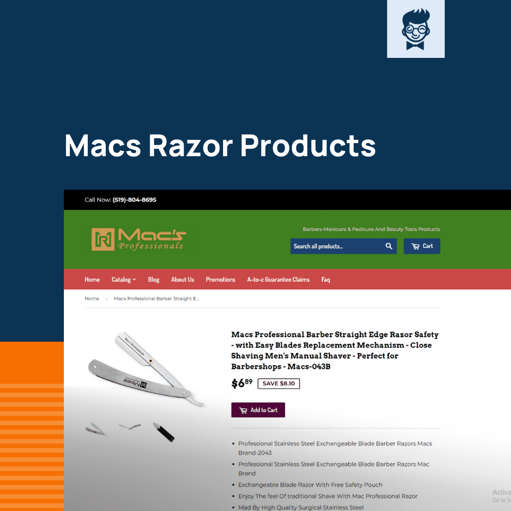 Shopify loja de corte de cabelo