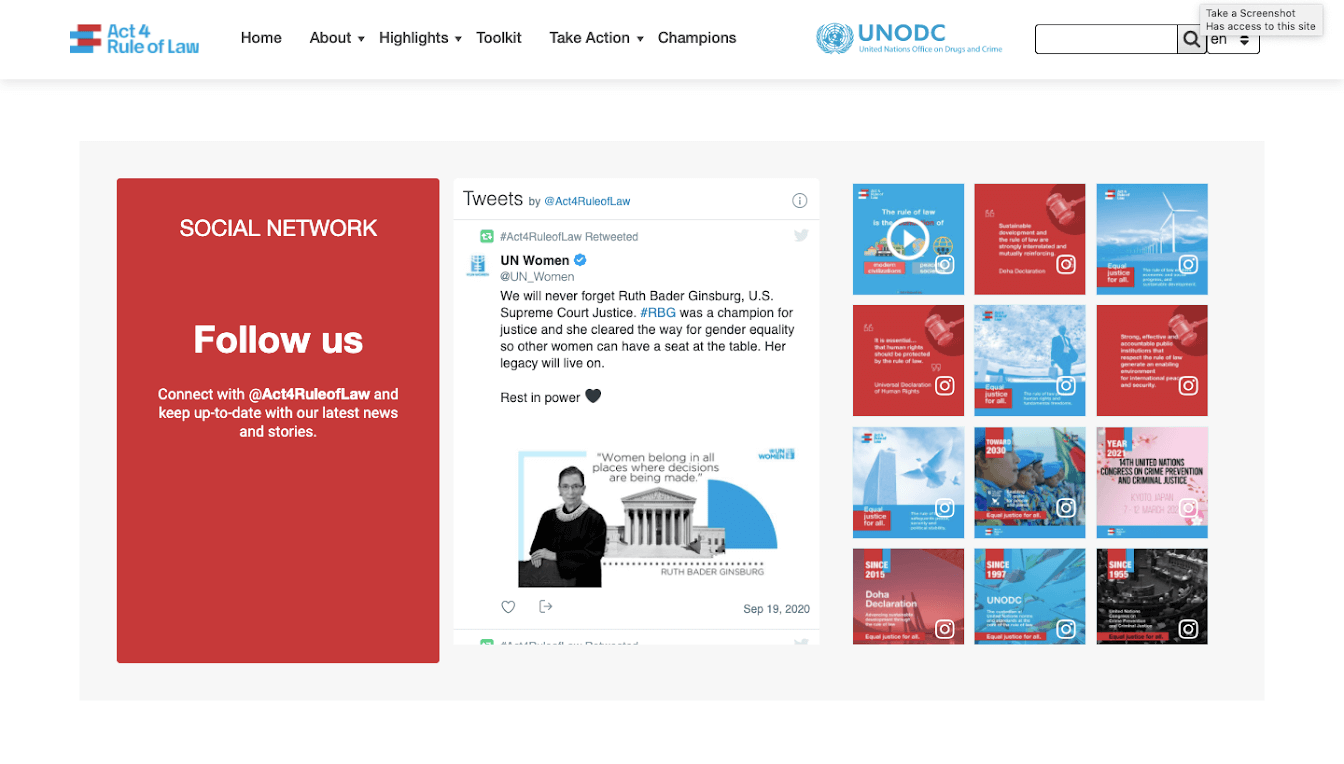 agregator instagram untuk situs web