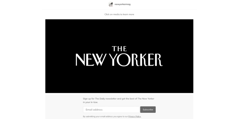 Ссылка на жителя Нью-Йорка на странице биографии