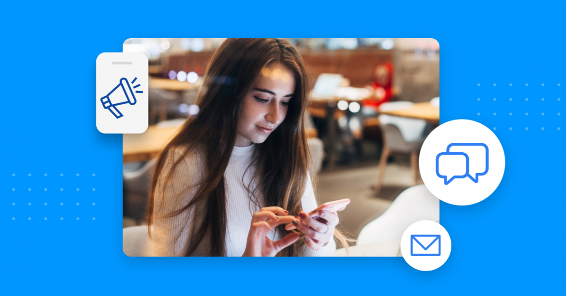 Cliente aproveitando a abordagem de marketing direto de uma empresa