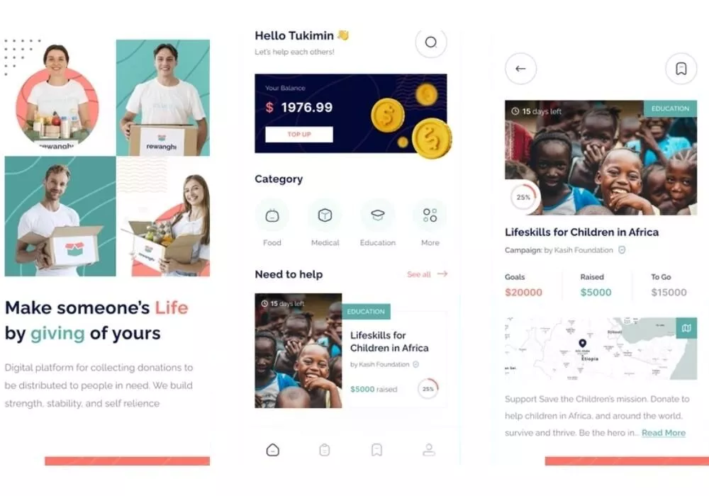 慈善活動應用程序