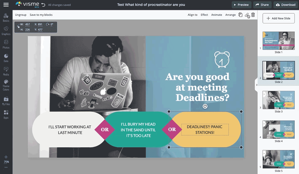 tips presentasi - buat interaktif