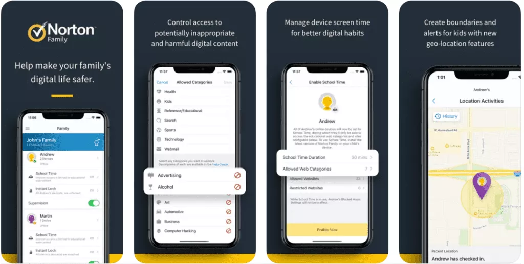 노턴 패밀리 앱