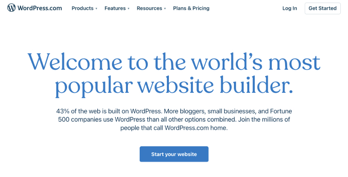 wordpress website
