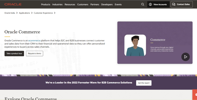 Las 8 mejores plataformas de comercio electrónico empresarial para su negocio en 2022 8 Oracle commerce enterprise platform
