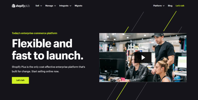 Las 8 mejores plataformas de comercio electrónico empresarial para su negocio en 2022 7 Shopify Plus