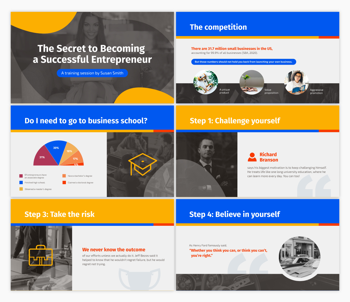 เทมเพลตการสัมมนาผ่านเว็บใน Visme