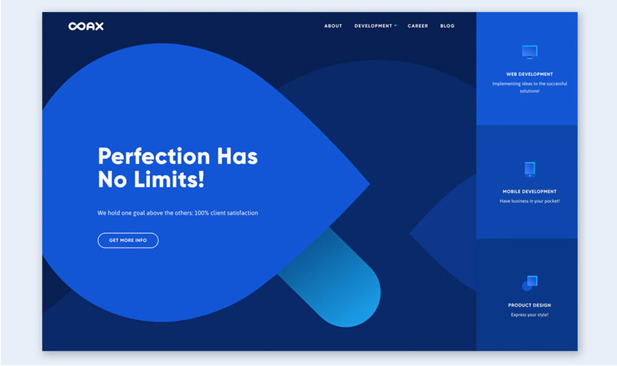 สไลด์นำเสนอจานสีแบบเอกรงค์