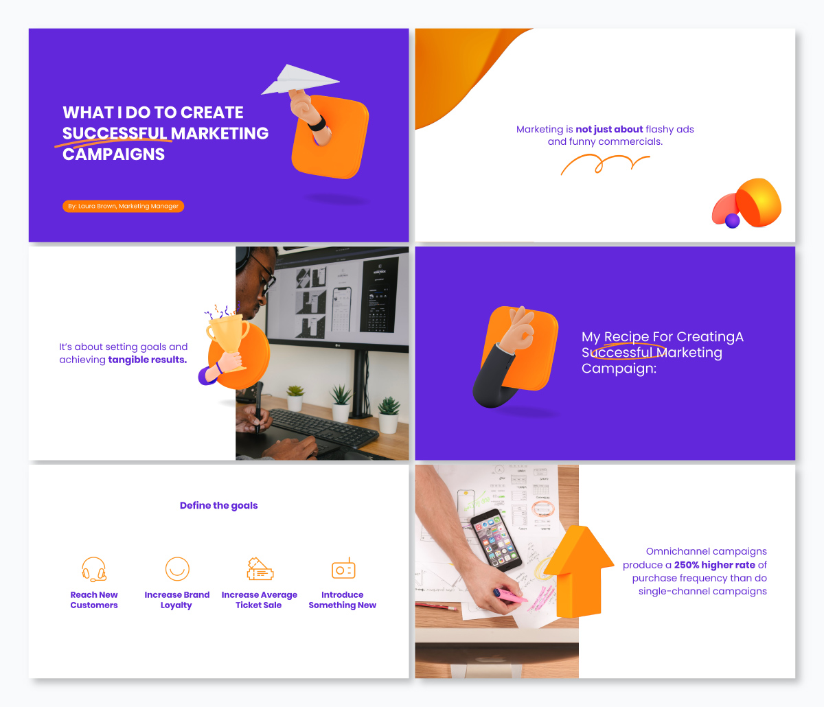 Vismeで利用可能なデジタルマーケティング基調講演テンプレート。