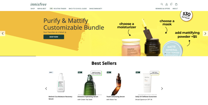 Cum să vinzi machiaj online - 8 pași pentru a fi ușor pentru tine 2 How to Sell Makeup Online - 8 Steps to Make It Easy for You innisfree 1