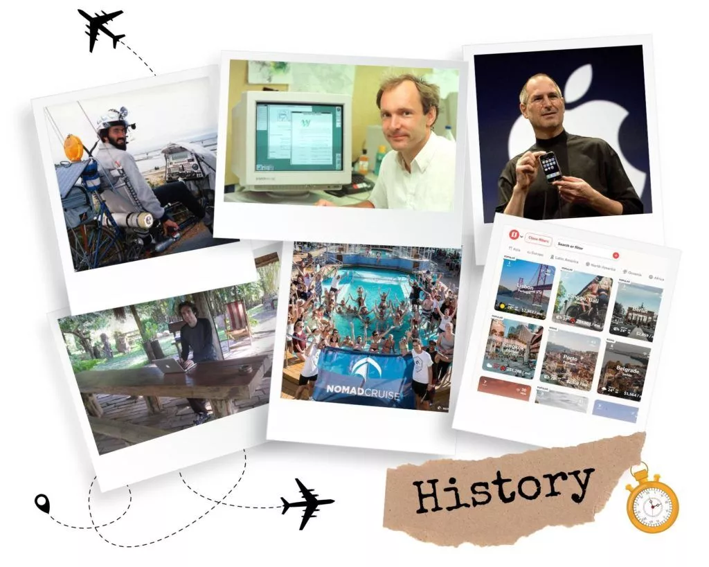 Storia del lavoro a distanza e del nomadismo digitale