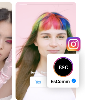 Incorporar rolos do Instagram